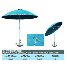 Outdoor 16 Panels Aluminum Sun Beach Umbrella (YSBEA0005)